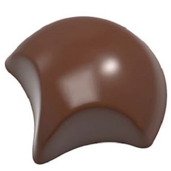 Chocolate World Praline Fan Polycarbonate Chocolate Mould Designed by Frank Haasnoot